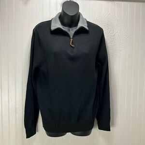 J. CREW 1/4 Zip 100% Cotton Sweater